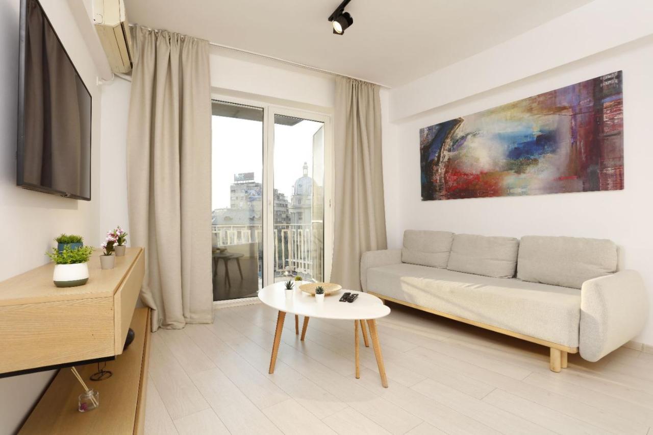 2 Bedroom Apartment With Amazing View In City Center ブカレスト エクステリア 写真